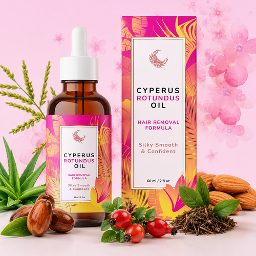 Colvera Cyperus Rotundus Oil for Natural Hair Reduction